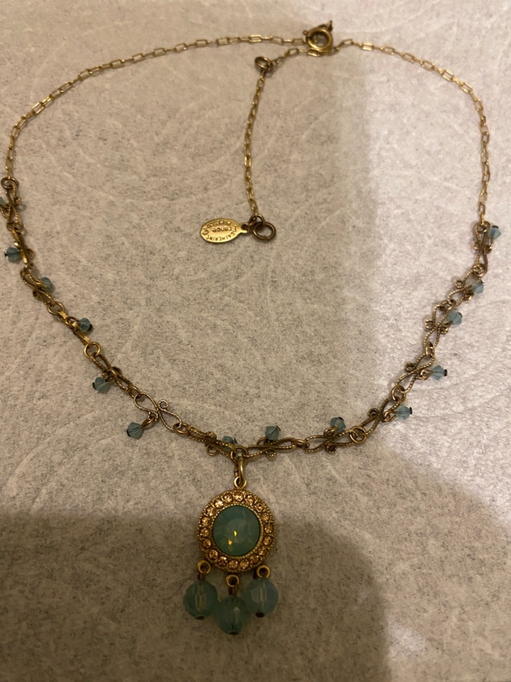 Vintage Catherine Popesco necklace, part of the La Vie Parisienne collection